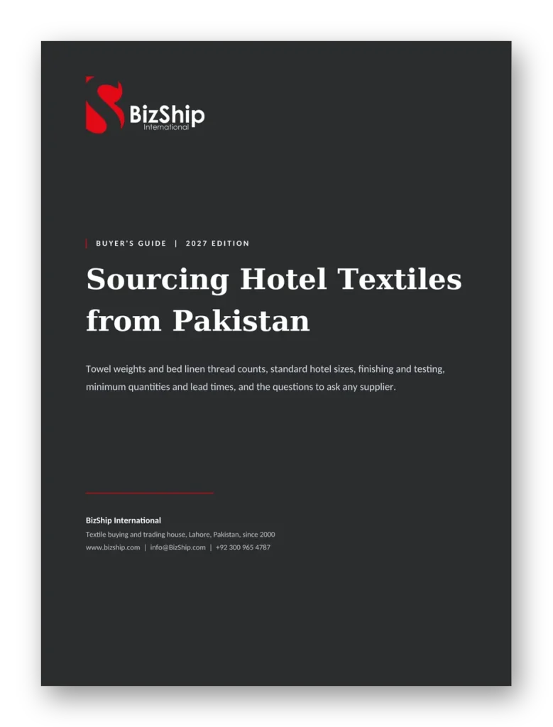 hotel textiles buyer's guide